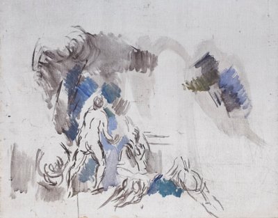 Esboço de banhistas de Paul Cézanne