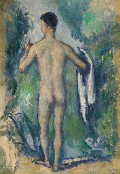 Banhista de Pé, Visto de Costas de Paul Cézanne