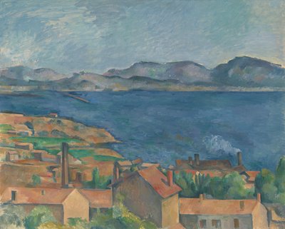 A baía de Marselha, vista de L'Estaque de Paul Cézanne