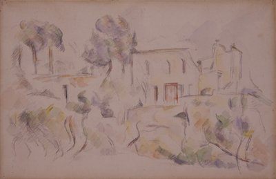 A Casa dos Coches (La Remise em Château Noir) de Paul Cézanne