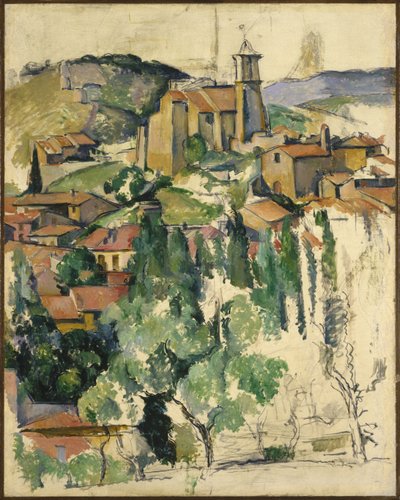 A aldeia de Gardanne de Paul Cézanne