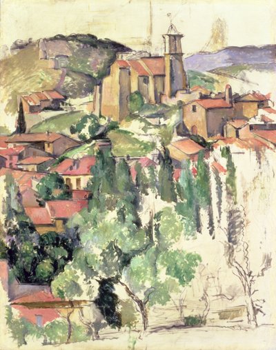 The Village of Gardanne de Paul Cézanne