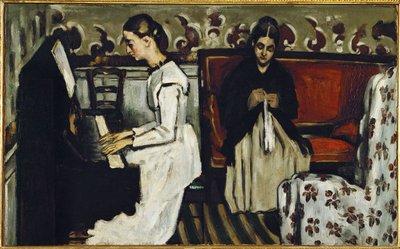 a Abertura de Tannhaeuser (óleo sobre tela) de Paul Cezanne