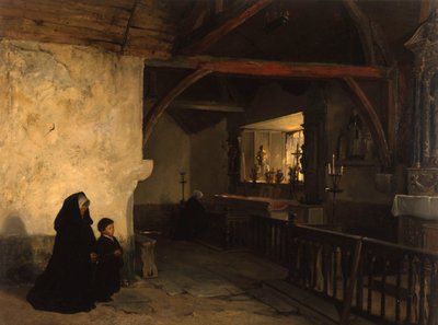 Uma capela de pesca perto de Plouha de Paul Chardin