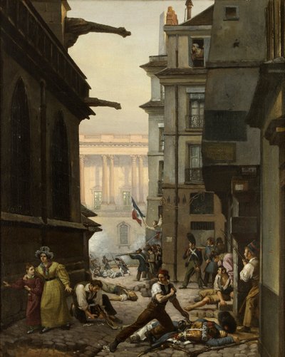 Pela manhã de 29 de julho de 1830, 1831. de Paul Claude Michel Carpentier