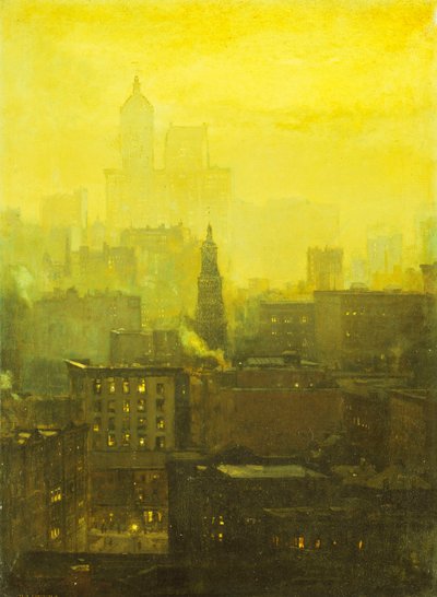 Noturno Urbano, de Paul Cornoyer