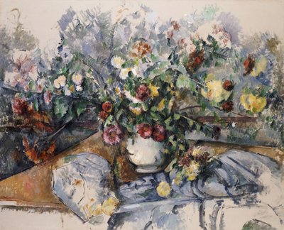 Um grande buquê de flores, c.1892-95 de Paul Cézanne
