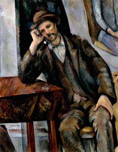 Um fumante, 1890-1892. de Paul Cézanne