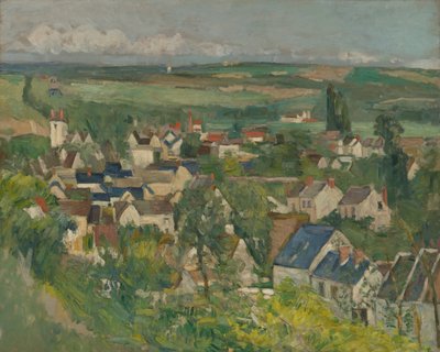 Auvers, Vista Panorâmica, 187375. de Paul Cézanne