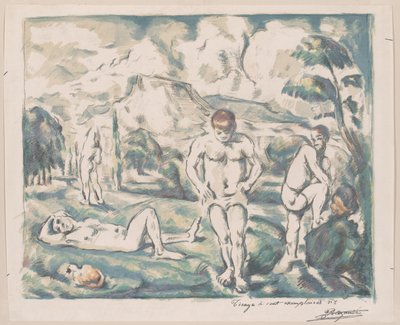 Banhistas de Paul Cézanne