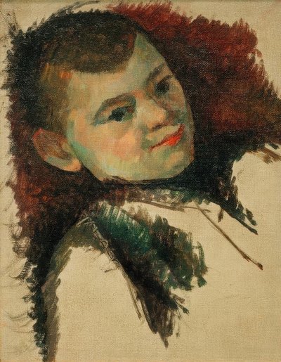 Retrato Paul Cézanne jun. de Paul Cézanne