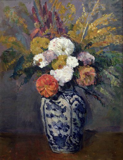 Dálias, c.1873 de Paul Cézanne