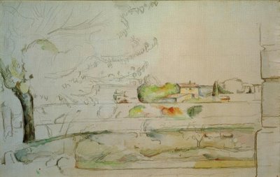 A planície de Bellevue de Paul Cézanne