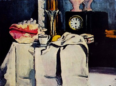 O relógio de mármore preto de Paul Cézanne