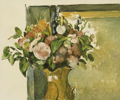Flores em um vaso de Paul Cézanne
