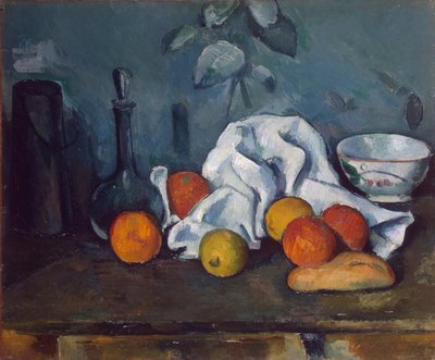 Inglês: Distribuidor de leite, jarro e taça Distribuidor de leite, jarro e taça de Paul Cézanne