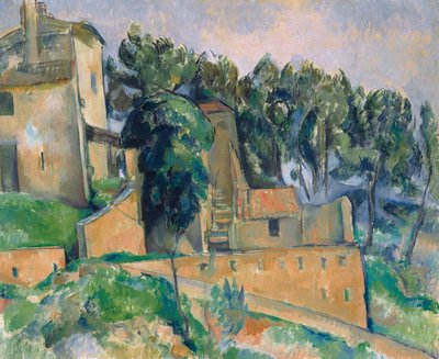 Francês: La Maison de Bellevue Casa em Bellevue de Paul Cézanne
