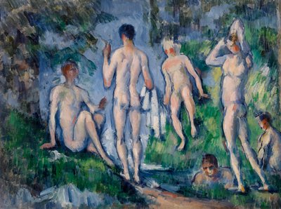 Grupo de Padres (Groupe de baigneurs) de Paul Cézanne