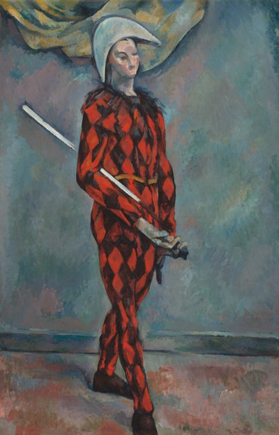 Arlequim, 1888-1890. de Paul Cézanne