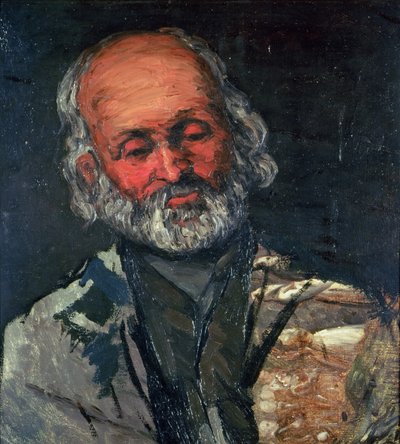 Cabeça de um homem velho, c.1866 de Paul Cézanne