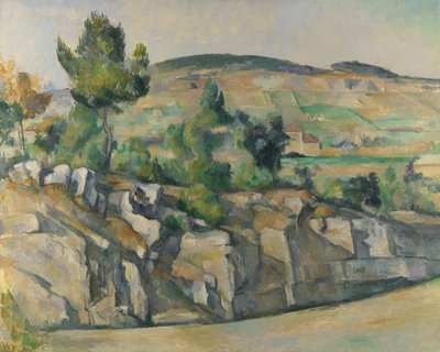 Encosta em Provence, c. 1890 de Paul Cézanne