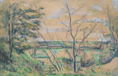 No Vale do Oise, 1878-80. de Paul Cézanne