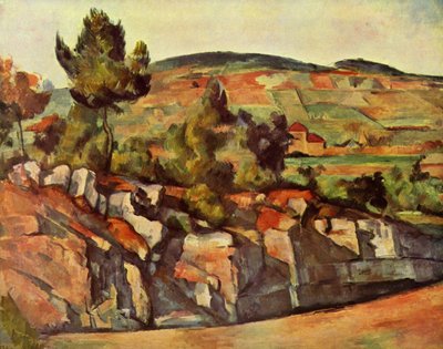 A estrada na Provença de Paul Cézanne