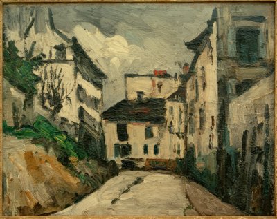 A Rue des Saules em Montmartre de Paul Cézanne