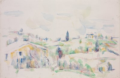 Paisagem em Provence de Paul Cézanne