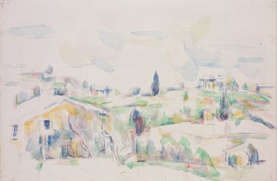 Paisagem na Provença de Paul Cézanne