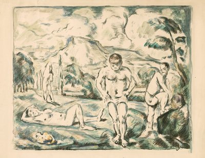 Grandes banhistas de Paul Cézanne