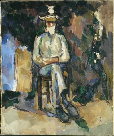 O jardineiro Vallier, ca 1904-1906. de Paul Cézanne
