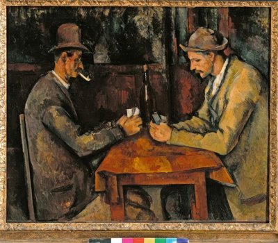 Jogadores de cartão de Paul Cézanne
