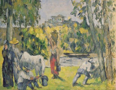 Vida nos campos, c.1875 de Paul Cézanne
