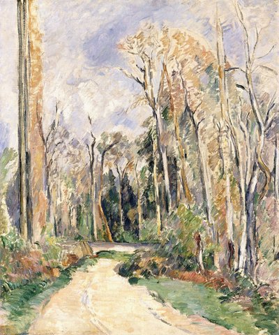 Caminho na entrada da floresta, c.1879 de Paul Cézanne
