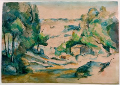 Paisagem em Provence de Paul Cézanne