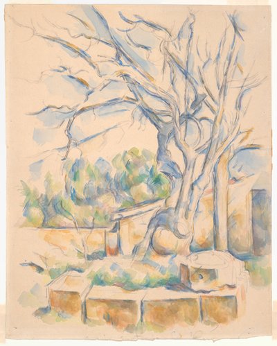 Pistácio no Château Noir de Paul Cézanne