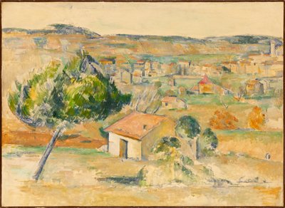 Planície provençale Planície na Provença, 1883-1885. de Paul Cézanne