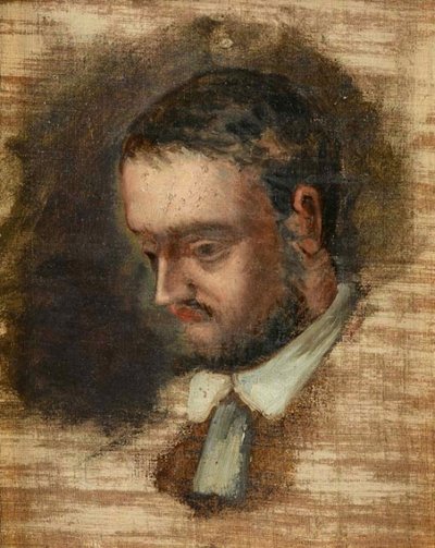 Retrato de Émile Zola 1840-1902, ca 1862-1864. de Paul Cézanne