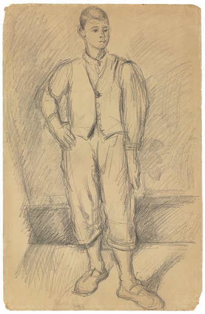 Retrato do Filho do Artista; Retrato do Filho do Artista, c.1875-1885 de Paul Cézanne