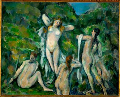Quatro banhistas de Paul Cézanne