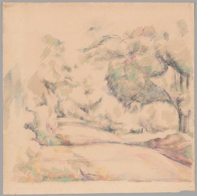 Estrada na Provença de Paul Cézanne