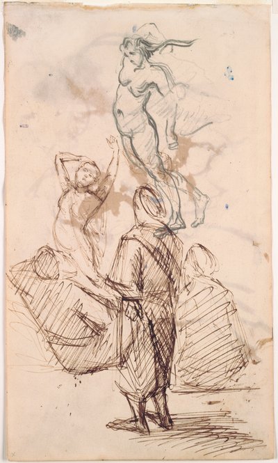 Folha de estudos, 1871-1876. de Paul Cézanne