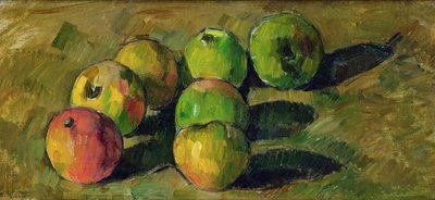 Ainda vida com maçãs, 1878 de Paul Cézanne