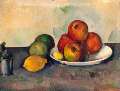 Ainda vida com maçãs, c1890. de Paul Cézanne