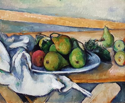 Natureza morta com peras de Paul Cézanne