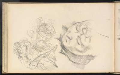 Estudos incluindo Madame Cézanne de Paul Cézanne