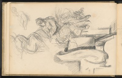 Estudos incluindo um chapéu de palha de Paul Cézanne
