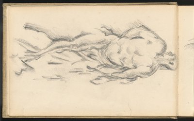 Estudo do "Milo de Crotona" de Puget de Paul Cézanne