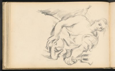 Estudo de um anjo em "O profeta Elias" de Rubens de Paul Cézanne